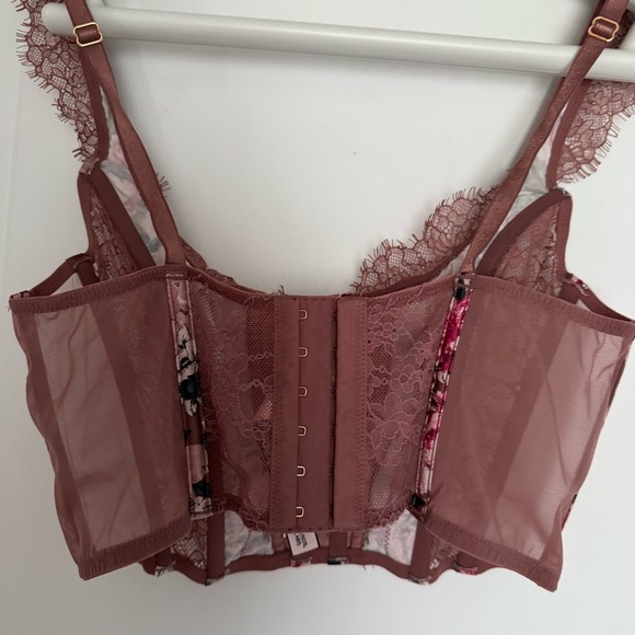 VICTORIAS SECRET DREAM ANGELS UNLINED CORSET BUSTIER BRA TOP size M - Picture 5 of 10